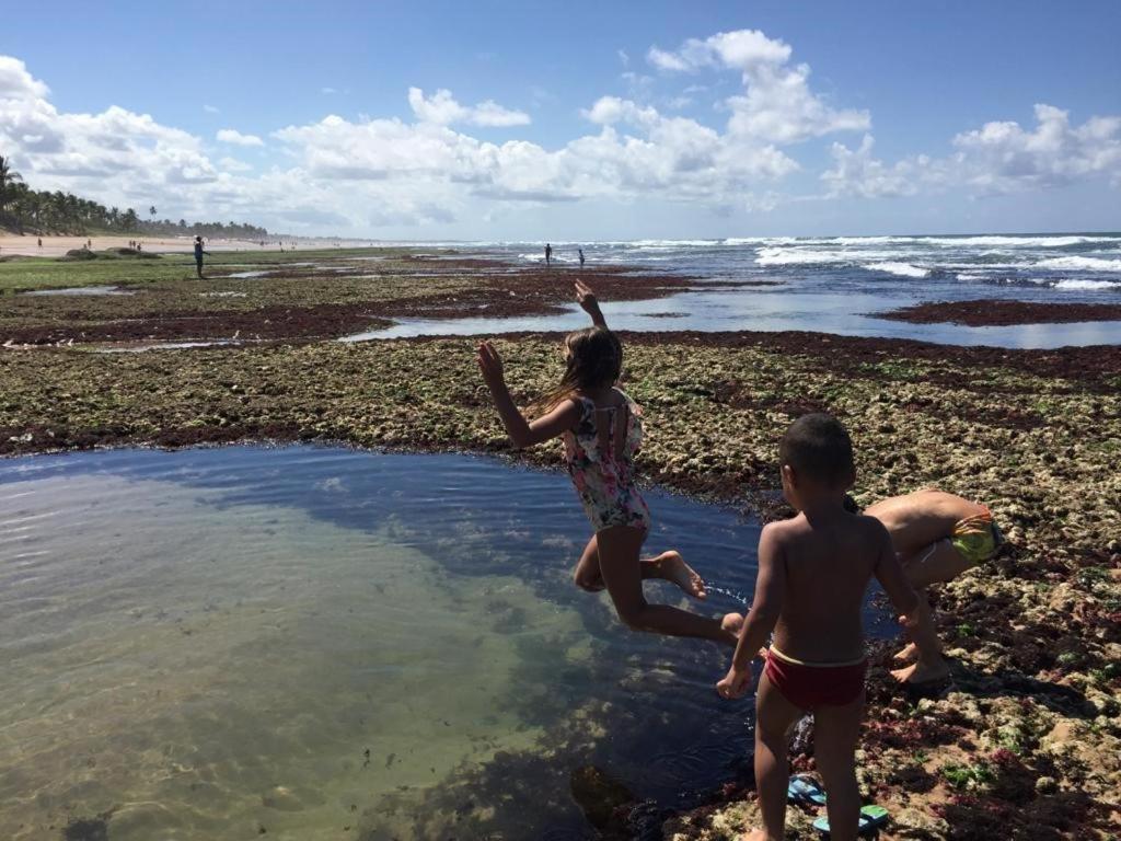 Suspiro Da Bahia Pe Na Areia Villa Salvador Exterior foto